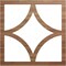 Ekena Millwork Statesman Wood Fretwork Pierced Ceiling Medallion, Walnut, 18"OD x 11 1/2"ID x 1/4"T CMWP18X18X0250STWA - alternate 1